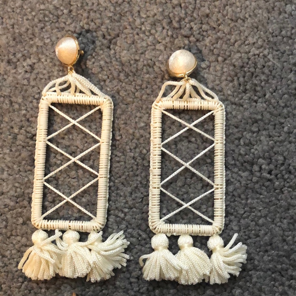 Bauble bar ivory earrings